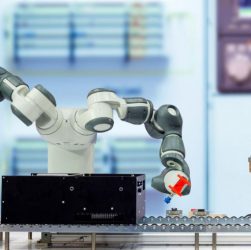 Multi armed robot in Food packaging industry.