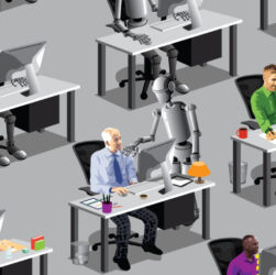 An Image Representing The Automation In Tech Jobs.