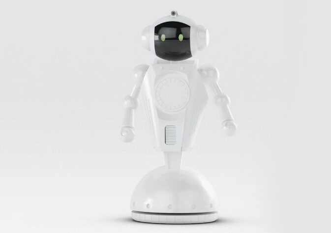 3D render image of mini robot